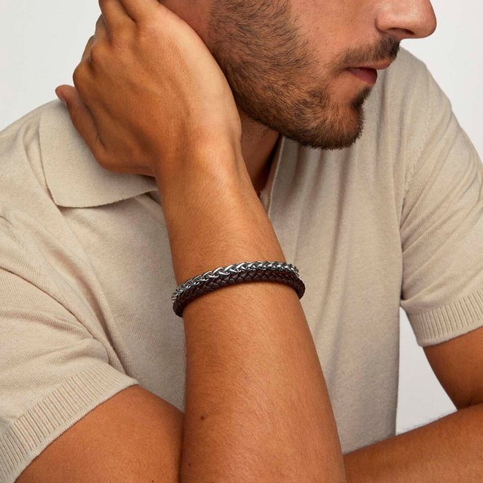 Bracelet Homme One Jewels OAMB3208LC-M Marron