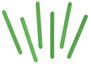 Innspiro Bâtonnets de polo en bois standard vert 114x10x2mm