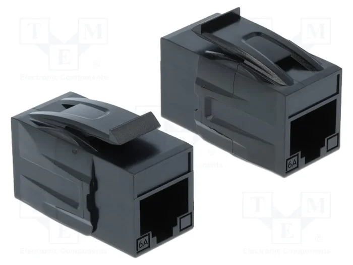 DELOCK Connecteur RJ45 Keystone Cat 6a noir DELOCK Connecteur RJ45 Keystone Cat 6a noir