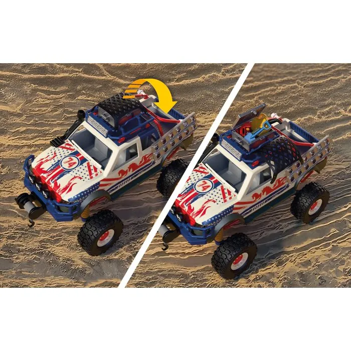 Playmobil 72061 Monster Truck - Véhicule de course avec 73 pièces - Jouet de construction pour enfants dès 4 ans