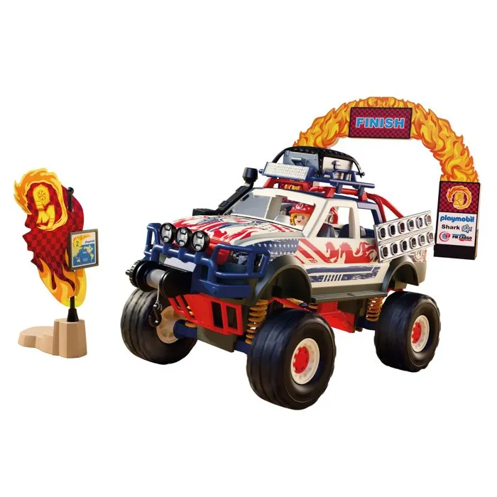 Playmobil 72061 Monster Truck - Véhicule de course avec 73 pièces - Jouet de construction pour enfants dès 4 ans