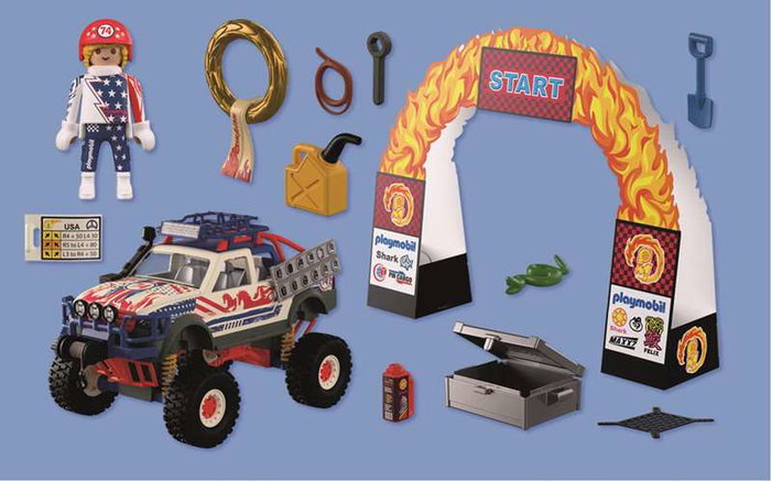 Playmobil Camion Tout-Terrain City Action - Véhicule de Jeu pour Enfants de 4 à 10 Ans Playmobil Camion Tout-Terrain City Action - Véhicule de Jeu pour Enfants de 4 à 10 Ans