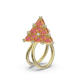Swarovski Bague Curiosa Ring Rose Taille 52