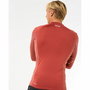 T-Shirt de Bain Rip Curl Waves Upf Perf L/S Rouge Surf