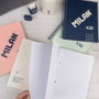 Milan Cahier A5 à spirale beige, 80 feuilles quadrillées, collection 430