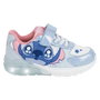 Cerdá Stitch T027 - Chaussure de sport enfant avec semelle TPR et lumières LED - Taille 27 - Bleu Clair - À partir de 3 ans