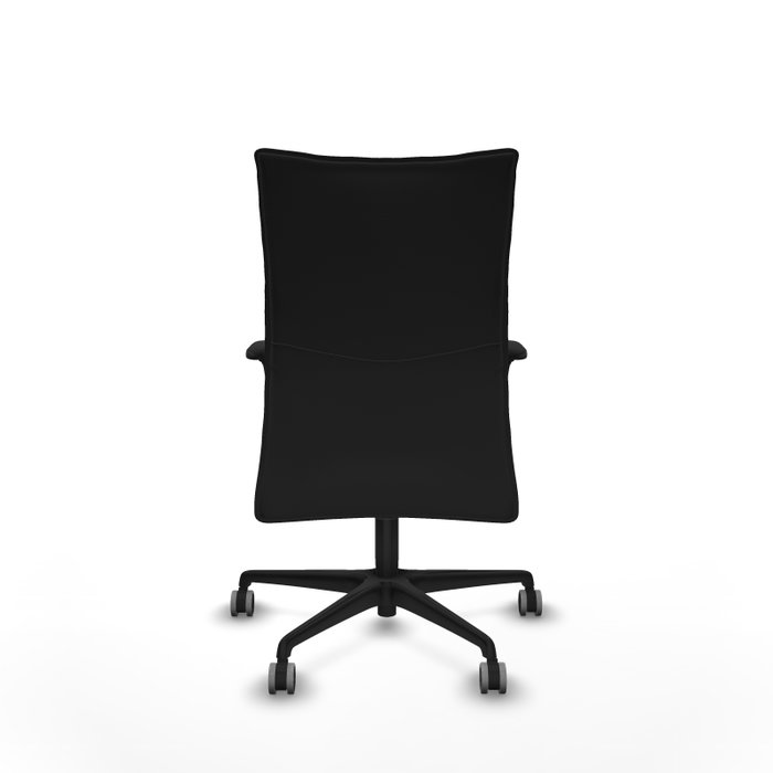 Piqueras Y Crespo Chaise de bureau Albacete confidente, Similpiel Noir, Mécanisme Sincro, Accoudoirs 1D, Roues 65mm