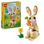 LEGO Creator 31162 Jeu de Construction 3-en-1 L'Adorable Lapin, Lama ou Phoque Articulé, 326 Pièces, pour Enfants à Partir de 8 Ans