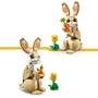 LEGO Creator 31162 Jeu de Construction 3-en-1 L'Adorable Lapin, Lama ou Phoque Articulé, 326 Pièces, pour Enfants à Partir de 8 Ans