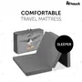 Hauck Sleeper - Matelas de voyage pliable - 120 x 60 cm - Épaisseur 5 cm - Gris - Confortable, léger et compact pour bébé