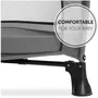 Hauck Sleeper - Matelas de voyage pliable - 120 x 60 cm - Épaisseur 5 cm - Gris - Confortable, léger et compact pour bébé