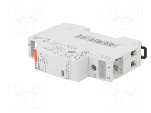 ABB ESB Contacteur 2-pôles d'installation 20A 24VAC/24VDC NO x2 ABB ESB Contacteur 2-pôles d'installation 20A 24VAC/24VDC NO x2