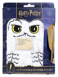 Thumbs Up Coffret Harry Potter Carnet de Notes en Peluche et Stylo Hedwige Magical Locations