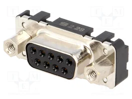 HARTING Connecteur D-Sub 9 broches femelle droit