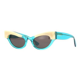 Gucci GG1167S-004 Lunettes de soleil Bleu/Gris
