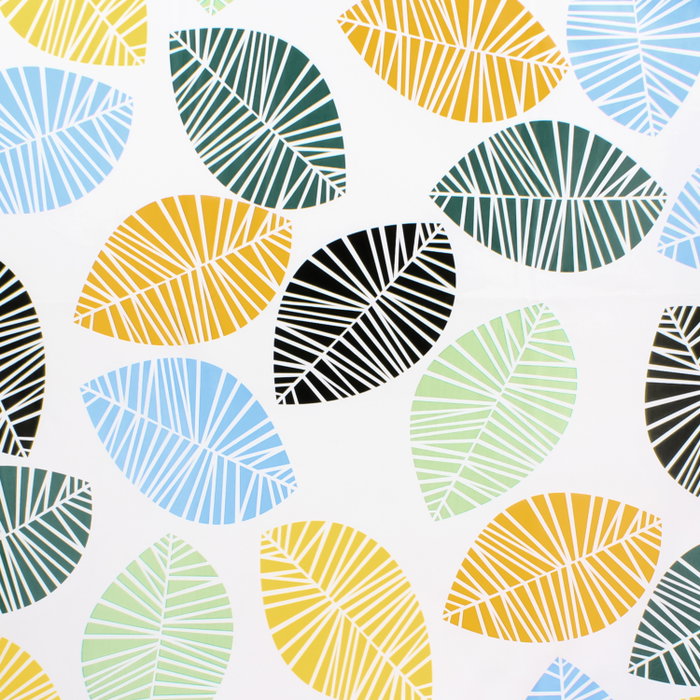 ORYX Nappe ronde à motif de feuilles multicolores Ø 140 cm ORYX Nappe ronde à motif de feuilles multicolores Ø 140 cm