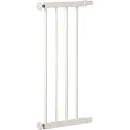 Safety 1st Extension pour Barrière de Sécurité 28 cm Blanc Métal - Adaptateur pour Portes et Escaliers - Compatible Easy Close Metal
