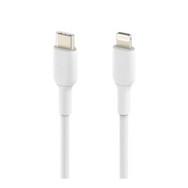 Belkin CAA003BT2MWH Câble USB-C vers Lightning BOOST CHARGE 2 m Blanc - Charge Rapide MFi