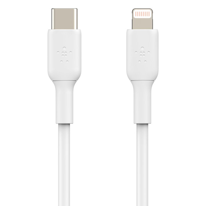 Belkin BOOST!CHARGE Câble USB-C vers Lightning 2m Blanc Belkin BOOST!CHARGE Câble USB-C vers Lightning 2m Blanc