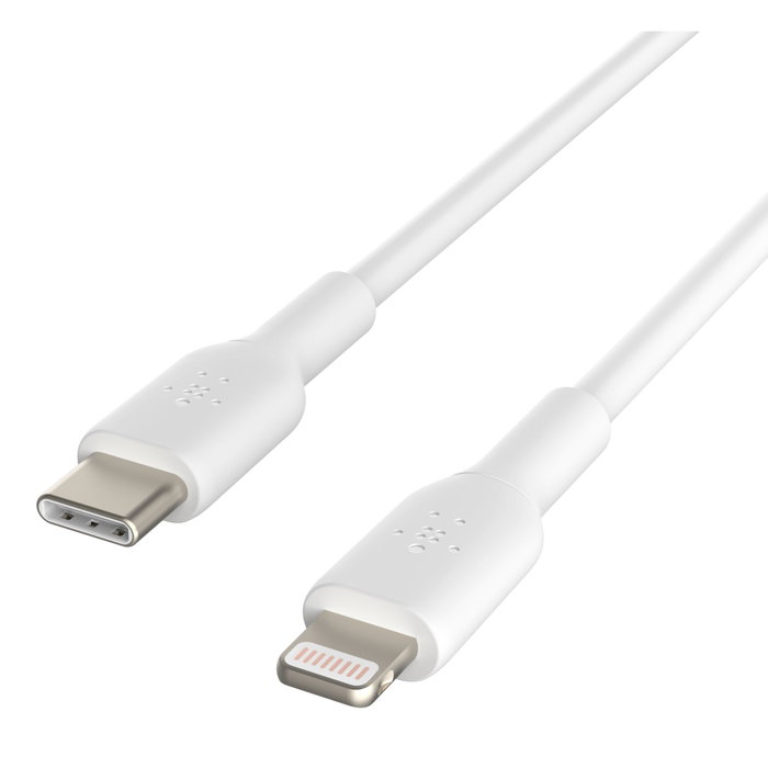 Belkin BOOST!CHARGE Câble USB-C vers Lightning 2m Blanc Belkin BOOST!CHARGE Câble USB-C vers Lightning 2m Blanc