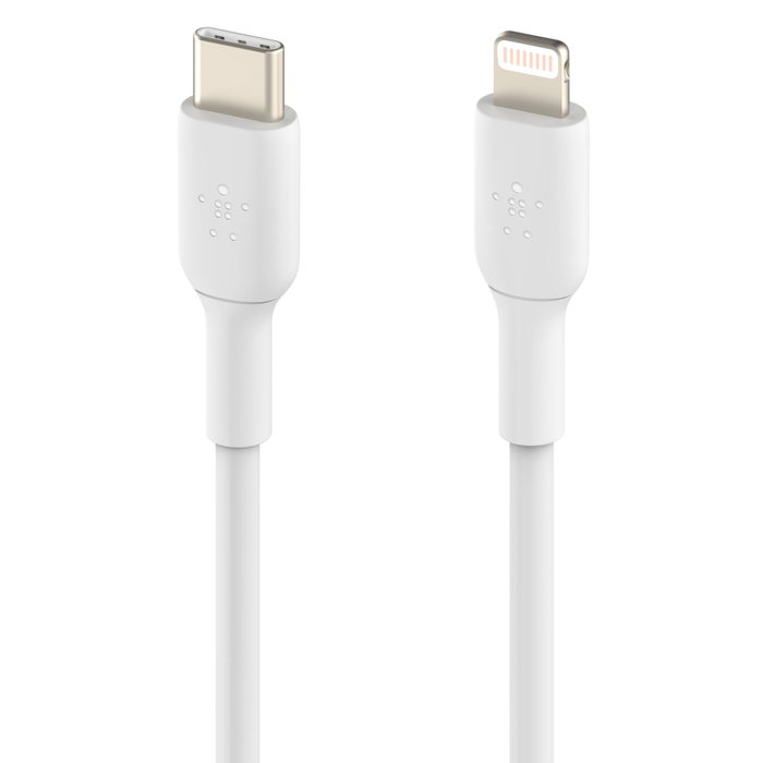 Belkin BOOST!CHARGE Câble USB-C vers Lightning 2m Blanc Belkin BOOST!CHARGE Câble USB-C vers Lightning 2m Blanc