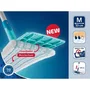 Leifheit Set de nettoyage de sol PowerClean 55510 - Balai serpillère avec seau essoreur et housse micro duo - Manche 148 cm