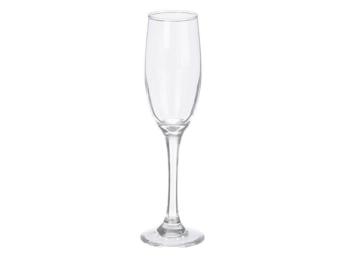 Vivalto Coupe à Cava 185 ml en Verre Transparent 6.5x22.5x6.5 cm (Set de 24)