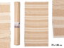 GIFTDECOR Alfombra 2 Colores Blanco-Marron 70 x 140 cm