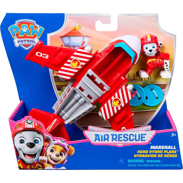 Spin Master Véhicule Air Rescue et Figurine Marcus La Pat' Patrouille