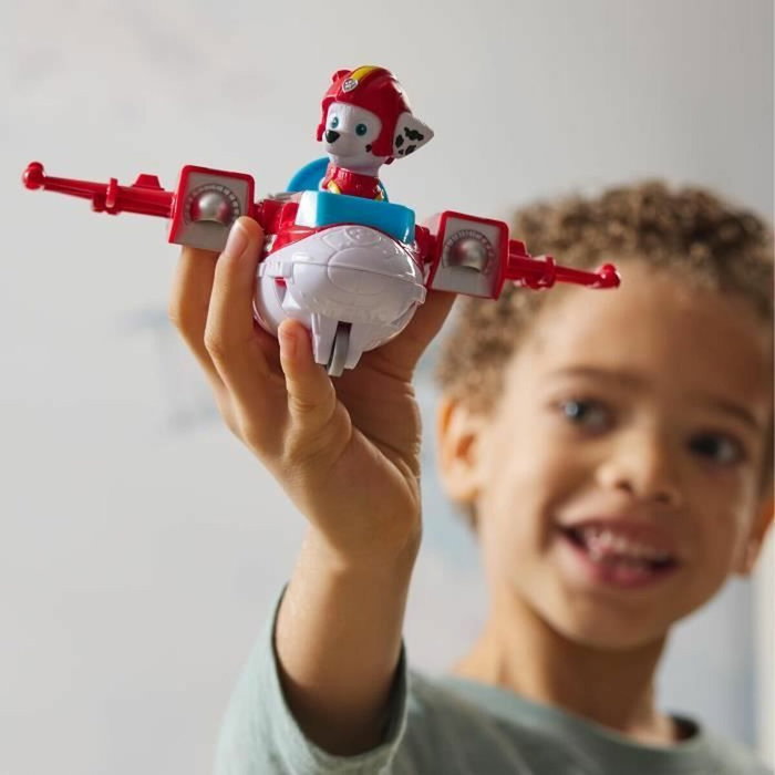 Spin Master Véhicule Air Rescue et Figurine Marcus La Pat' Patrouille