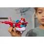 Spin Master Véhicule + Figurine Marcus Air Rescue La Pat' Patrouille - Jeu de Transformation avec Projectiles pour Enfants dès 3 Ans