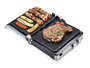 Ariete 1918 Grill Électrique Grill&Taste - Grill avec Plaques Antiadhésives Flottantes, 5 Niveaux de Cuisson, Thermostat pour Sandwiches, Viandes, Pizzas
