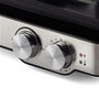 Ariete 1918 Grill Électrique Grill&Taste - Grill avec Plaques Antiadhésives Flottantes, 5 Niveaux de Cuisson, Thermostat pour Sandwiches, Viandes, Pizzas