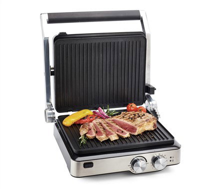 Ariete 1918 Grill Électrique Grill&Taste - Grill avec Plaques Antiadhésives Flottantes, 5 Niveaux de Cuisson, Thermostat pour Sandwiches, Viandes, Pizzas Ariete 1918 Grill Électrique Grill&Taste - Grill avec Plaques Antiadhésives Flottantes, 5 Niveaux de Cuisson, Thermostat pour Sandwiches, Viandes, Pizzas
