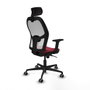 Piqueras y Crespo Chaise de Bureau avec Appui-tête Jorquera 2D036G2 Bordeaux