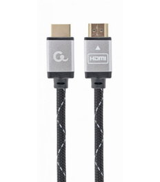 GEMBIRD Câble HDMI Select Plus 1m noir textile