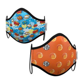 My Other Me Masque hygiénique Dragon Ball pour enfants 6-9 ans - Modèle Premium-2 - Multicolor