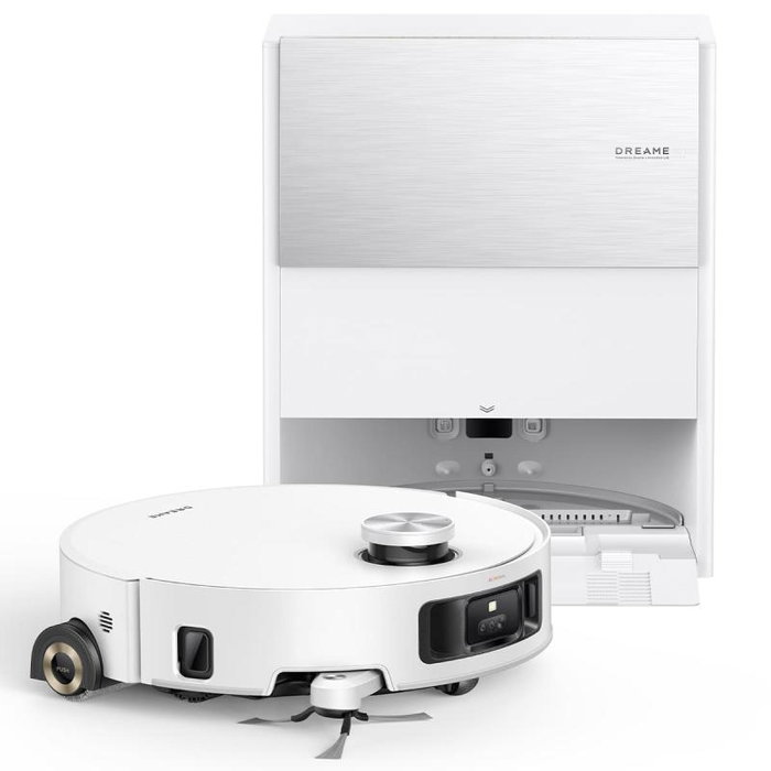 Dreame Aspirateur Balai Robot Aqua 10, Blanc, avec Seau Auto-Nettoyant, Wi-Fi, RLH31CE-WH