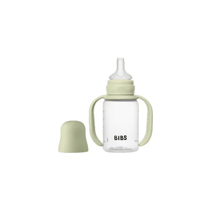 Bibs Tasse d'apprentissage 150 ml - Embout rond - Silicone - Sage Bibs Tasse d'apprentissage 150 ml - Embout rond - Silicone - Sage
