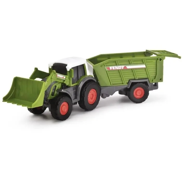 Dickie Pack de 5 Véhicules Miniatures Jouet - 2 Véhicules SOS, 2 Véhicules de Construction et 1 Tracteur - Pour Enfants à Partir de 3 Ans