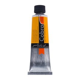 Cobra Artist Color Peinture à l'huile miscible à l'eau Jaune Permanent Foncé 285, 150 ml
