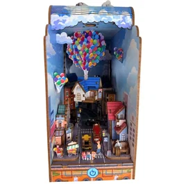 Nookland - Book Nook - Kit DIY à construire Maquette 3D Serre Livre Maison Volante - Dimensions 10 x 19 x 24 cm