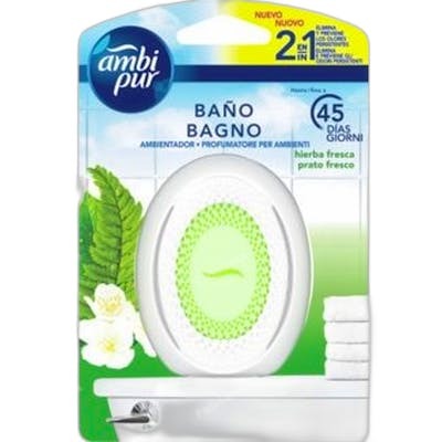Ambi Pur Désodorisant Bain Herbe Fraîche 50 jours