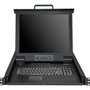 Startech RKCONS1708K Console KVM 8 Ports Montage Rack 1U avec écran LCD 17 pouces clavier QWERTY et touchpad