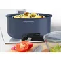 Arthur Martin Batterie de Cuisine 5 Pièces AM8896, Céramique Antiadhésive Compatible Induction, Poêles 22 et 26 cm, Casseroles 16 et 18 cm, Aluminium, Bleu