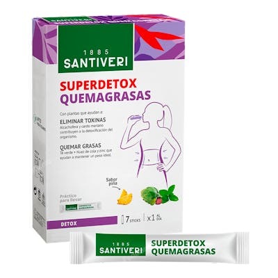 SANTIVERI SUPERDETOX quemagrasas 7sticks SANTIVERI SUPERDETOX quemagrasas 7sticks