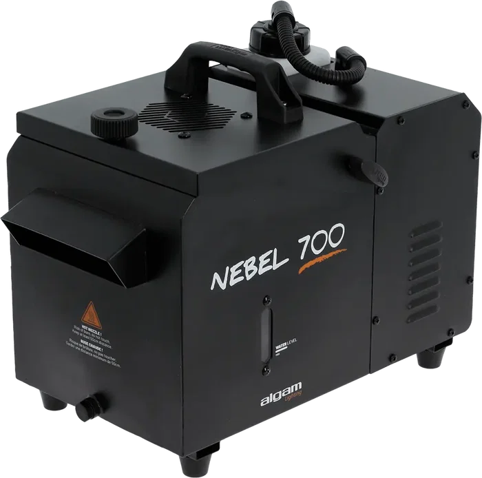 ALGAMLIGHT Nebel 700 - Machine à fumée dense 700W avec télécommande et DMX512 pour événements et scènes ALGAMLIGHT Nebel 700 - Machine à fumée dense 700W avec télécommande et DMX512 pour événements et scènes