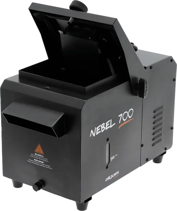 ALGAMLIGHT Nebel 700 - Machine à fumée dense 700W avec télécommande et DMX512 pour événements et scènes ALGAMLIGHT Nebel 700 - Machine à fumée dense 700W avec télécommande et DMX512 pour événements et scènes