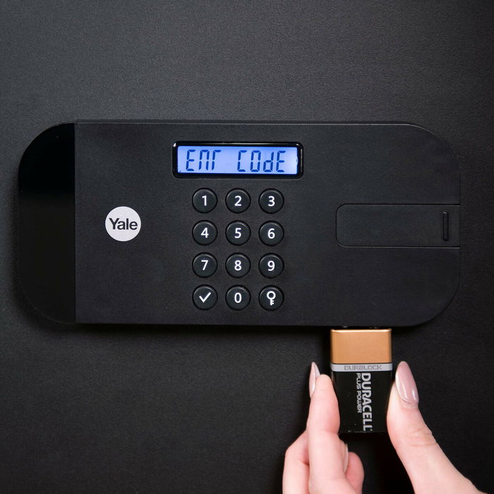 Yale YSEB/250/EB1 Coffre-fort de sécurité avec serrure électronique Noir Yale YSEB/250/EB1 Coffre-fort de sécurité avec serrure électronique Noir