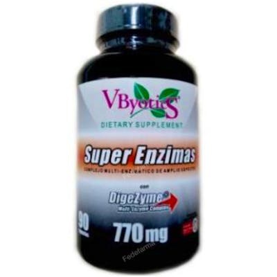 VBYOTICS Superenzimas con DigeZyme 90cap. VBYOTICS Superenzimas con DigeZyme 90cap.